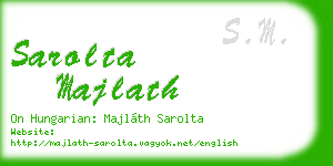 sarolta majlath business card